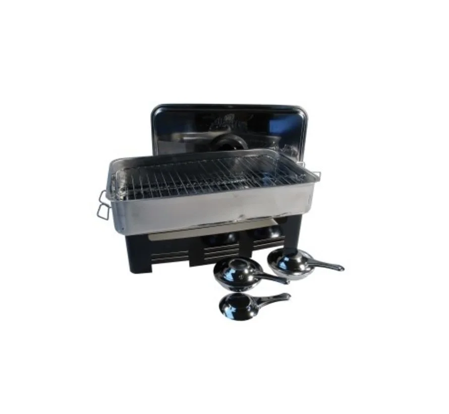 Albatros RVS Rookoven Plat 3 Albatros RVS Rookoven Plat