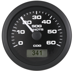 Allpa Premier Pro Snelheidsmeter 50 Knopen (inclusief Pitot & Slang)