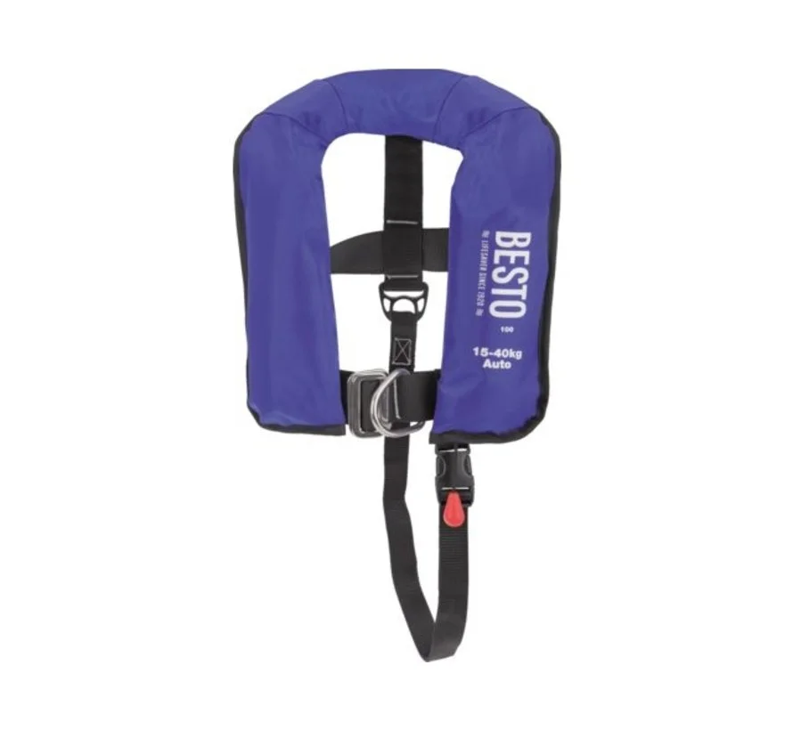 Automatische Reddingsvest Blauw Junior 15-40kg 3 Automatische Reddingsvest Blauw Junior 15-40kg
