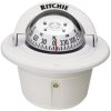 Ritchie Kompas Model Explorer F-50W 12V Inbouwkompas RoosDiameter69 9mm / 5Graden Wit