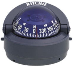 Ritchie Kompas Model Explorer S-53G 12V Opbouwkompas RoosDiameter69 9mm / 5Graden Grijs
