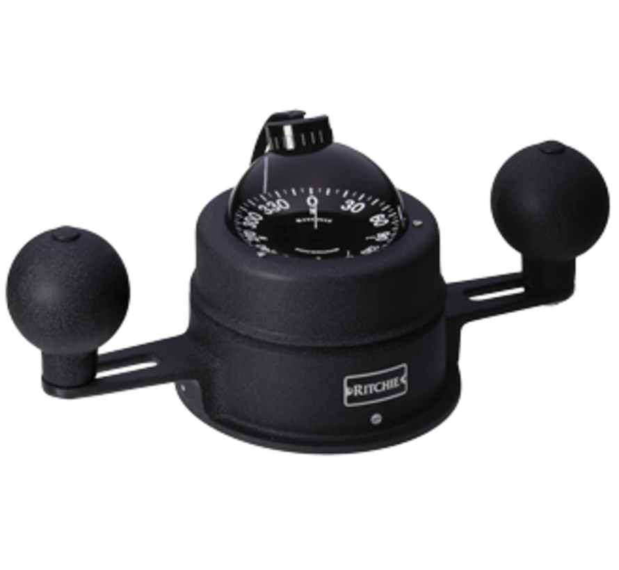 Ritchie Kompas Model Globemaster B-463 12/24/32V Opbouwkompas RoosDiameter152 4mm / 2 Of 5Graden Zwart 3 Ritchie Kompas Model Globemaster B-463 12/24/32V Opbouwkompas RoosDiameter152 4mm / 2 Of 5Graden Zwart