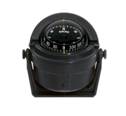 Ritchie Kompas Model Voyager B-81 12V Beugelkompas RoosDiameter76 2mm / 5Graden Zwart