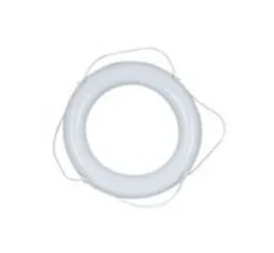 Talamex Reddingsboei Pvc Wit 60cm Met Witte Lijn