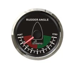 Wema Silver Serie Roerstand Aanwijzer NMEA2000 Zwart