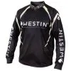Westin LS Tournament Shirt XXL Black/Grey -Hengelsport Winkel westin ls tournament shirt xxl black grey